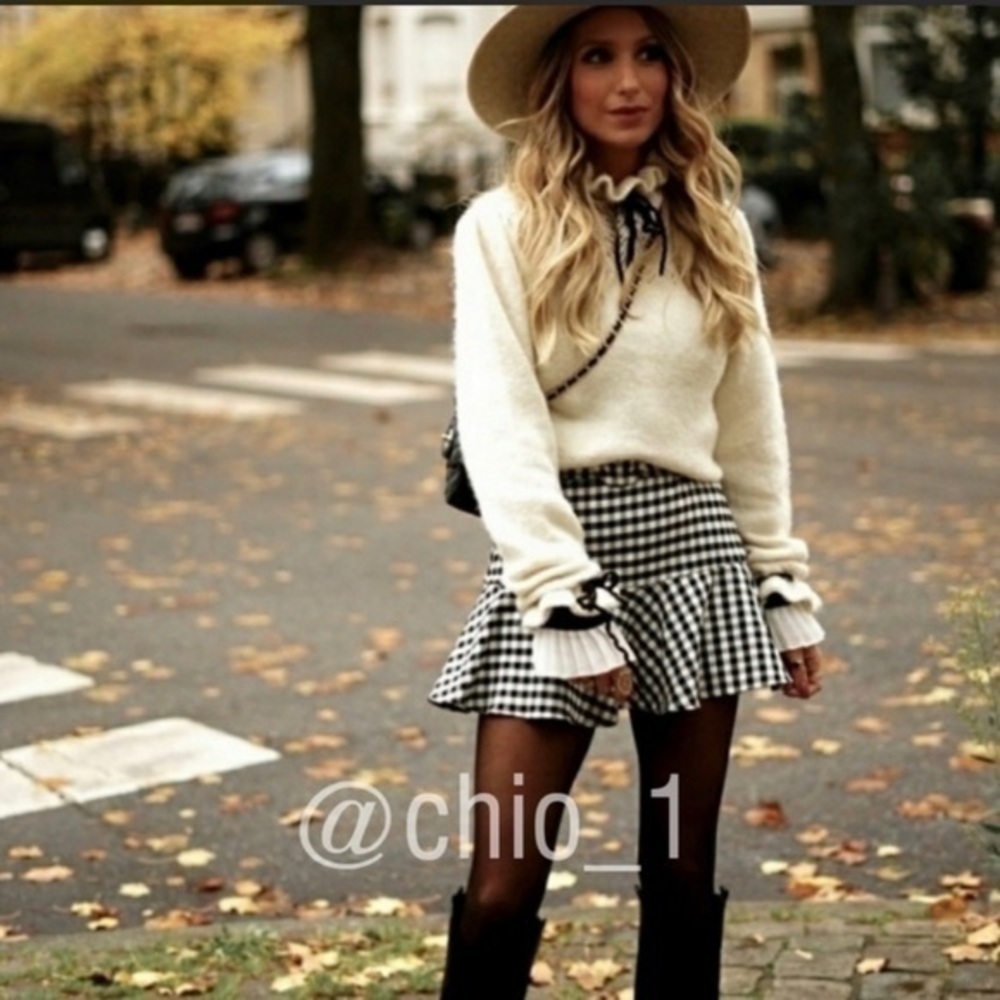 ZARA High-waisted skort 1165/028 - Picture 6 of 12